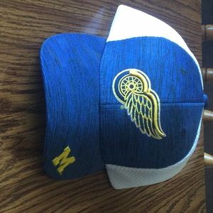 University of Michigan, Detroit Red Wings hat